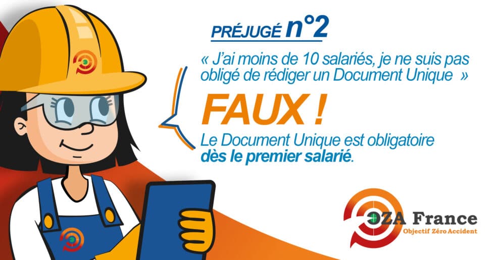 Le Document Unique, Obligatoire Pour Tout Employeur. Préjugé N°2 ...